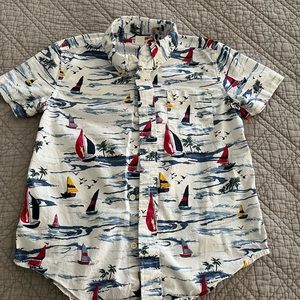Crew cuts Boys summer button down size 8